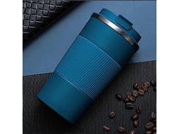 Garrafa Térmica De Café De Aço Inoxidável 304, Dupla, 510ml, Antiderrapante E À Prova De Vazamentos.