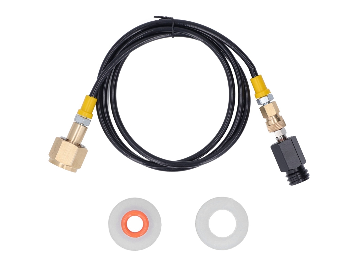 Adaptador de recarga de Co2 para máquina de refrigerantes, mangueira 60 polegadas, conector Cga320 | S/MARCA