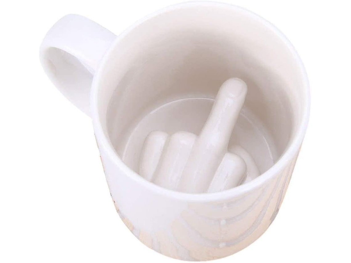 Caneca Up Yours Com Dedo Presente Divertido E Inusitado Para Alguém Especial! Aquaforge