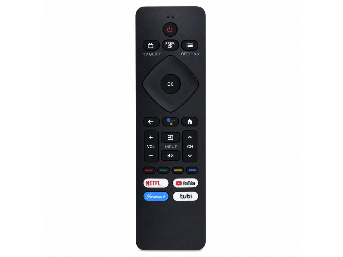Comando À Distância Bluetooth Com Controlo Por Voz Compatível Com Tv Philips 43pul7652/f7, Rf439a