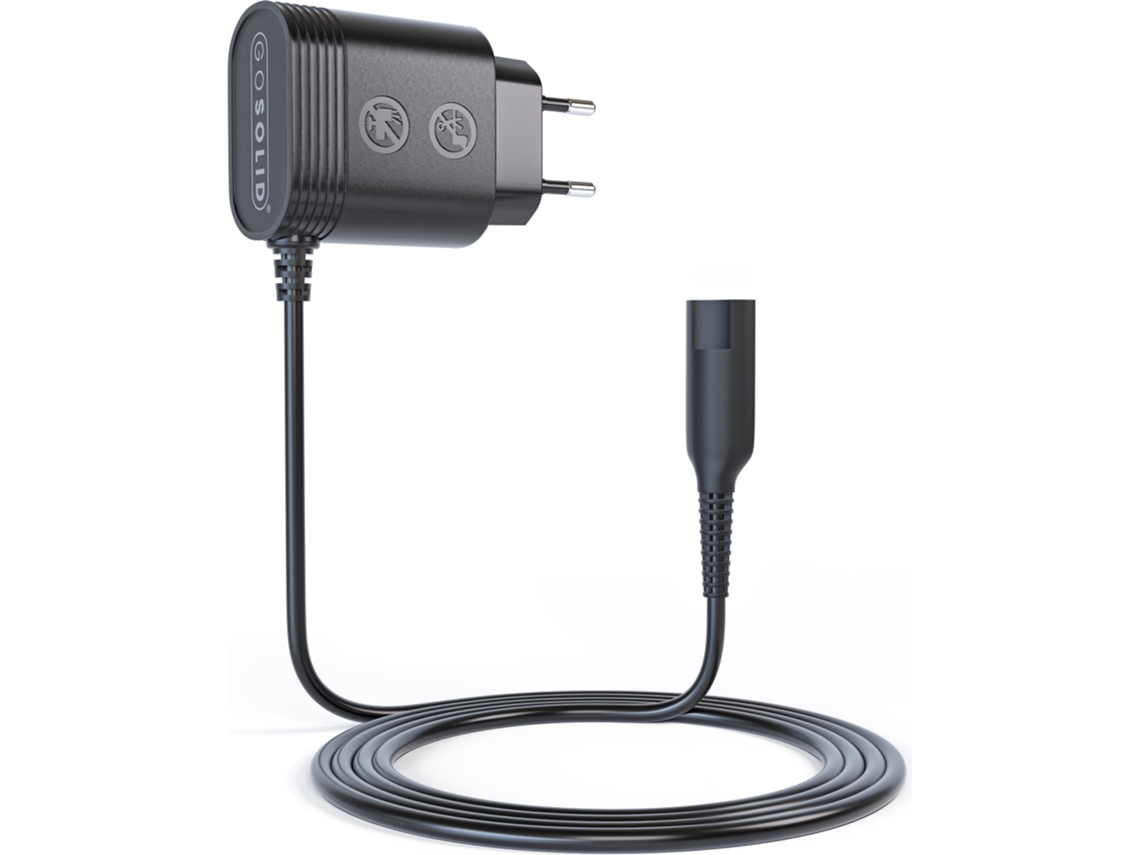 Carregador Compatível com Braun Série 1 3 7 9 GO SOLID