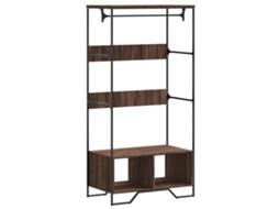 Wardrobe, Wardrobes Vidaxl Marrom Madeira Processada (n/a)