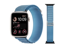 Bracelete Alpine G-Hook Ajustável Apple Watch Series 5 40Mm Azul