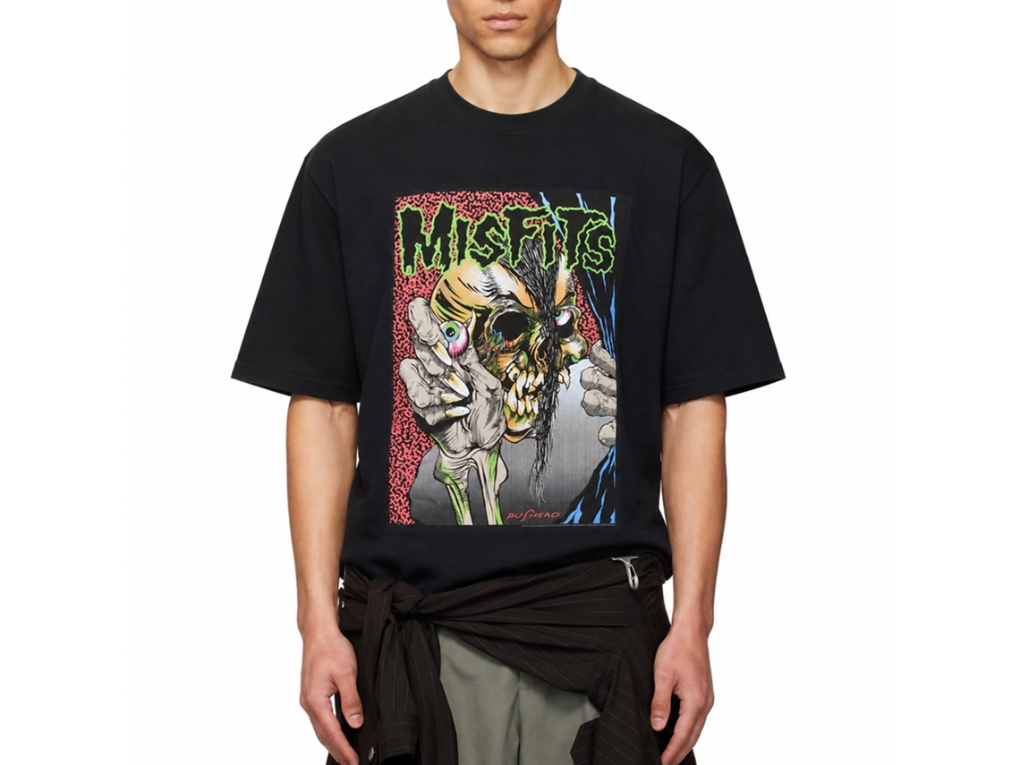 Misfits Pushead Evil Eye Full Color T-shirt Classic Unisex Adults Size:s