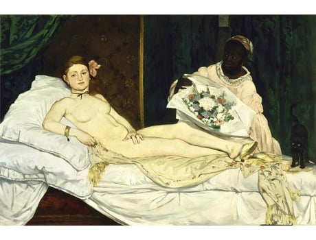 Quadro LEGENDARTE Olympia - Édouard Manet (60x90 cm)