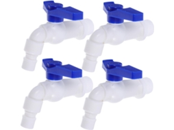 Conjunto De 4 Torneiras Plástico Resistentes Para Uso Externo Com