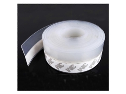 Tira de Sellado de Silicona Transparente, 10m x 25mm, para Portas e Janelas, Impermeável, Isolante, contra Vento, Poeira, Insetos S/MARCA