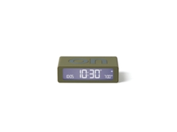Despertador LEXON FLIP Mini (Verde Tropa)