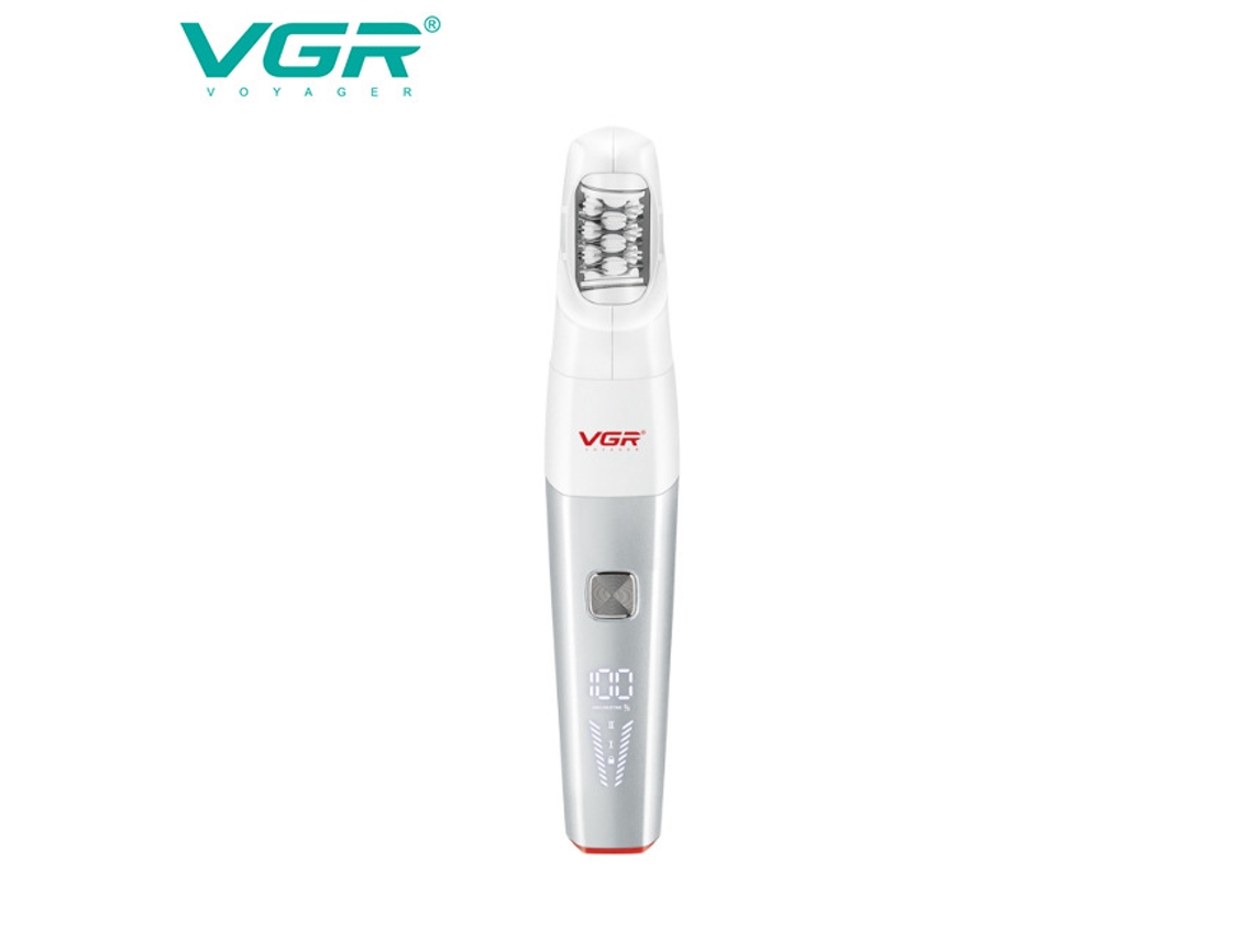 (vermelho) Depilador Facial Elétrico Feminino 5 Em 1 Com Dupla Velocidade Ajustável E À Prova D'água