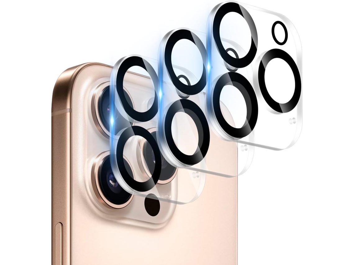 Protetor De Lente Da Câmera (pacote Com 3) Compatível Iphone 16 Pro 6.3 E Max 6.9-aquaforge
