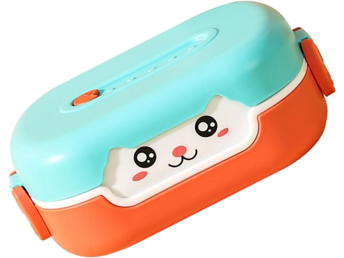 Marmita Bento Lifkome Com Estampa De Desenho Animado, Grande Capacidade, Resistente Ao Desgaste, Vedação Hermética E
