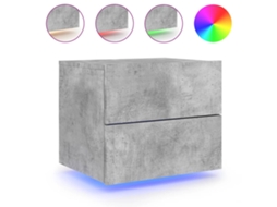 Wall-mounted Bedside Cabinet, Wall-mounted Bedside Cabinets Vidaxl Cinzeto Madeira Processada (n/a)