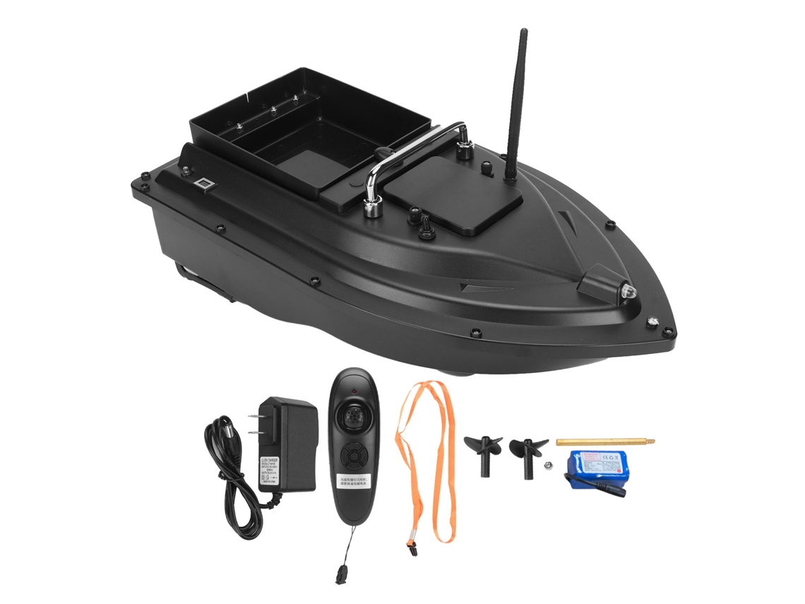 Barco De Isca Rc Com Motor Duplo E Luz Led