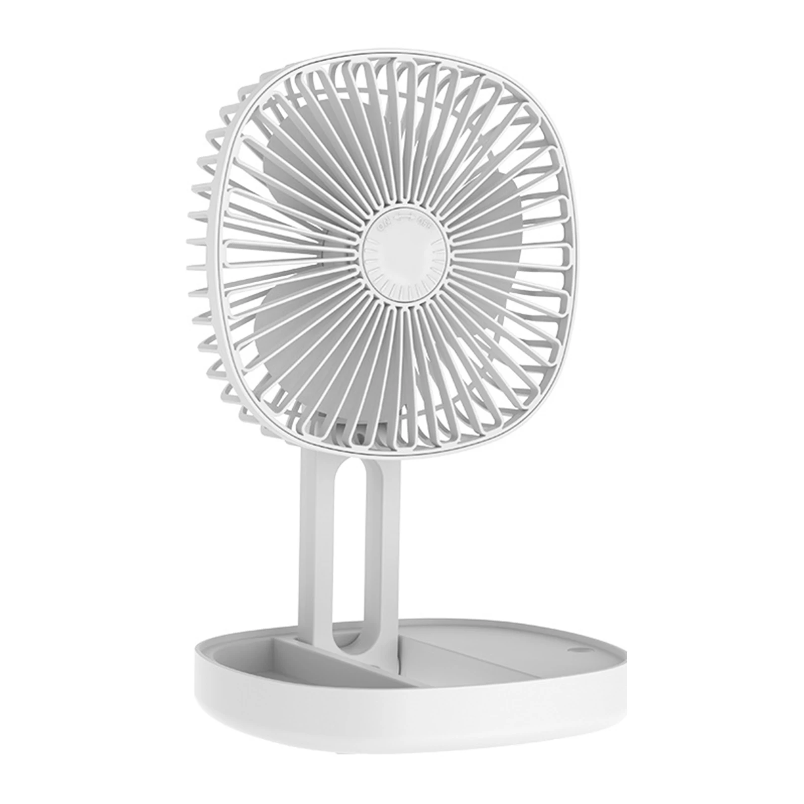 Ventilador de Mesa MDUG portátil para parede, recarregável USB (20x15x10 cm)