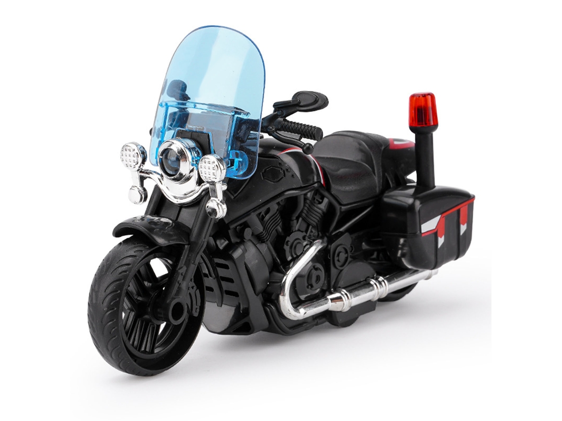Mali modelo de Moto Inércia para Crianças Brinquedo Decorativo Plastico Preto Interativo