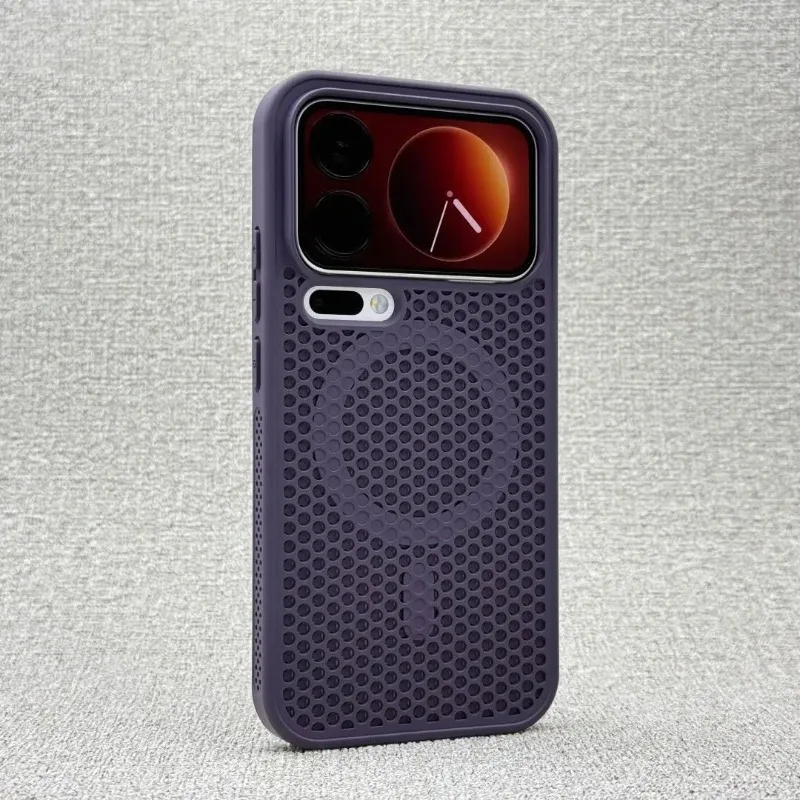 Capa Magnética Rígida Para Celular Xiaomi 13 (azul/roxa)