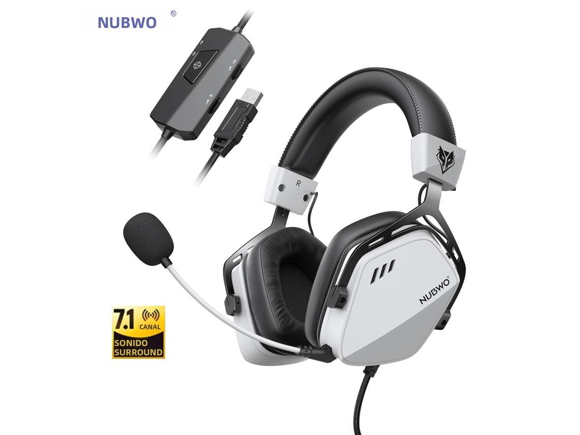 Fone De Ouvido Para Jogos, Som Surround E Microfone Com Cancelamento De Ruído, Conexão Com Fio