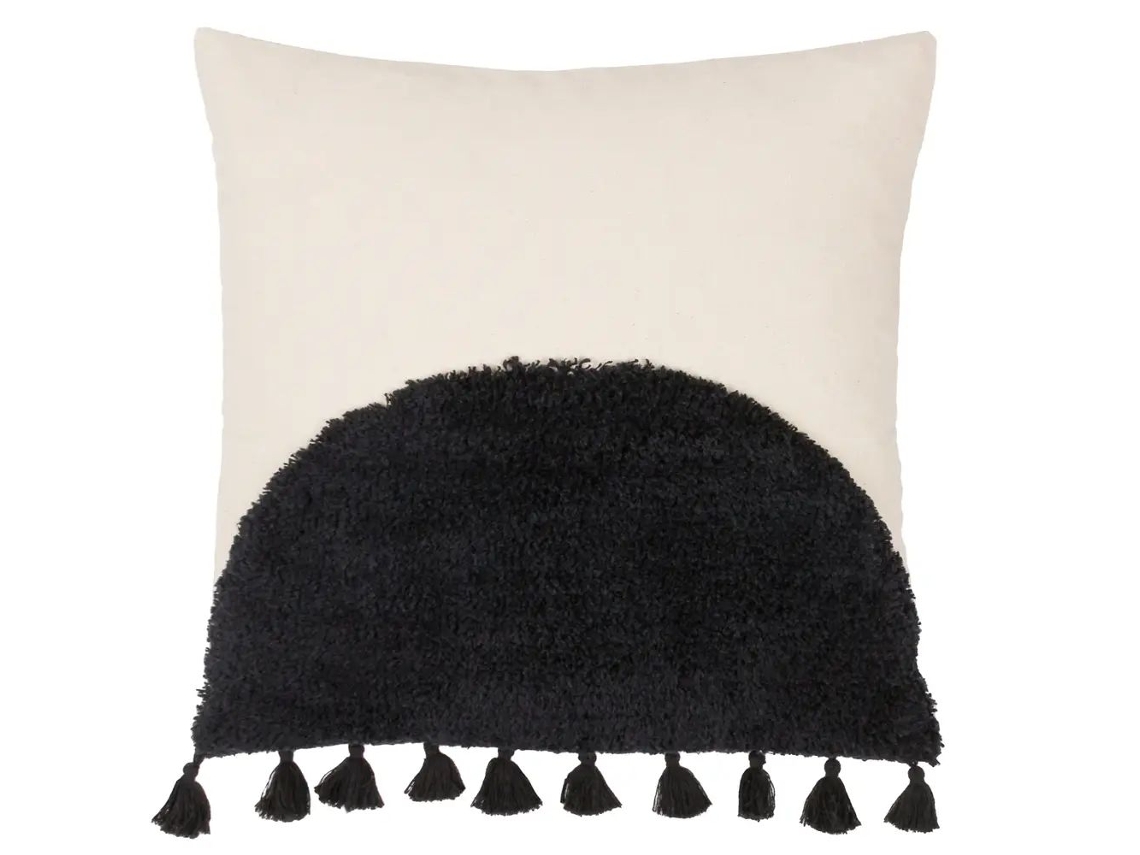 Cuscino Trapuntato Furn. Radiance Bege Preto