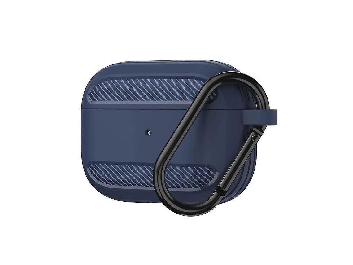 Camada protetora de TPU com fibra de carbono resistente a impactos para celulares Sem Fio AirPods Pro GIECY