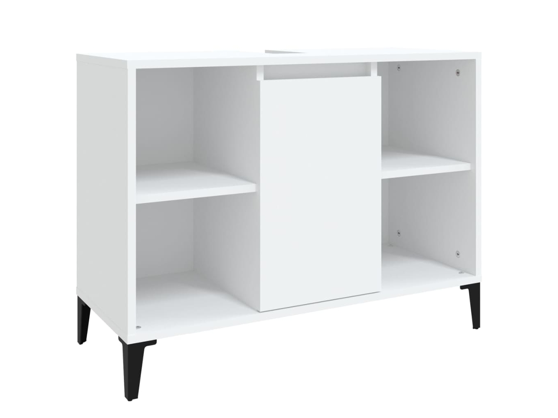 Sink Cabinet, Sink Cabinets Vidaxl Branco Madeira Processada (n/a)