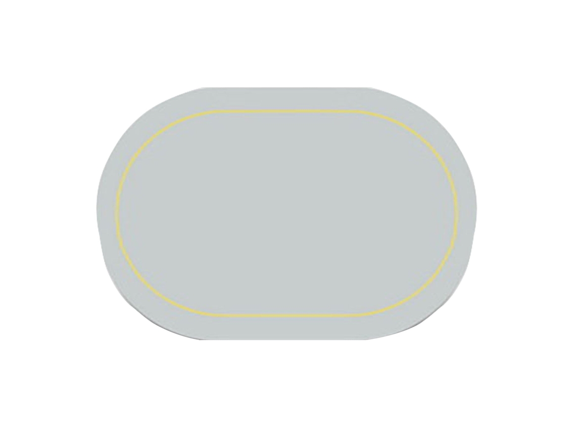 Tapete de Mesa LAXISCREED Antiaderente Anti óleo Cinza Claro 2pcs