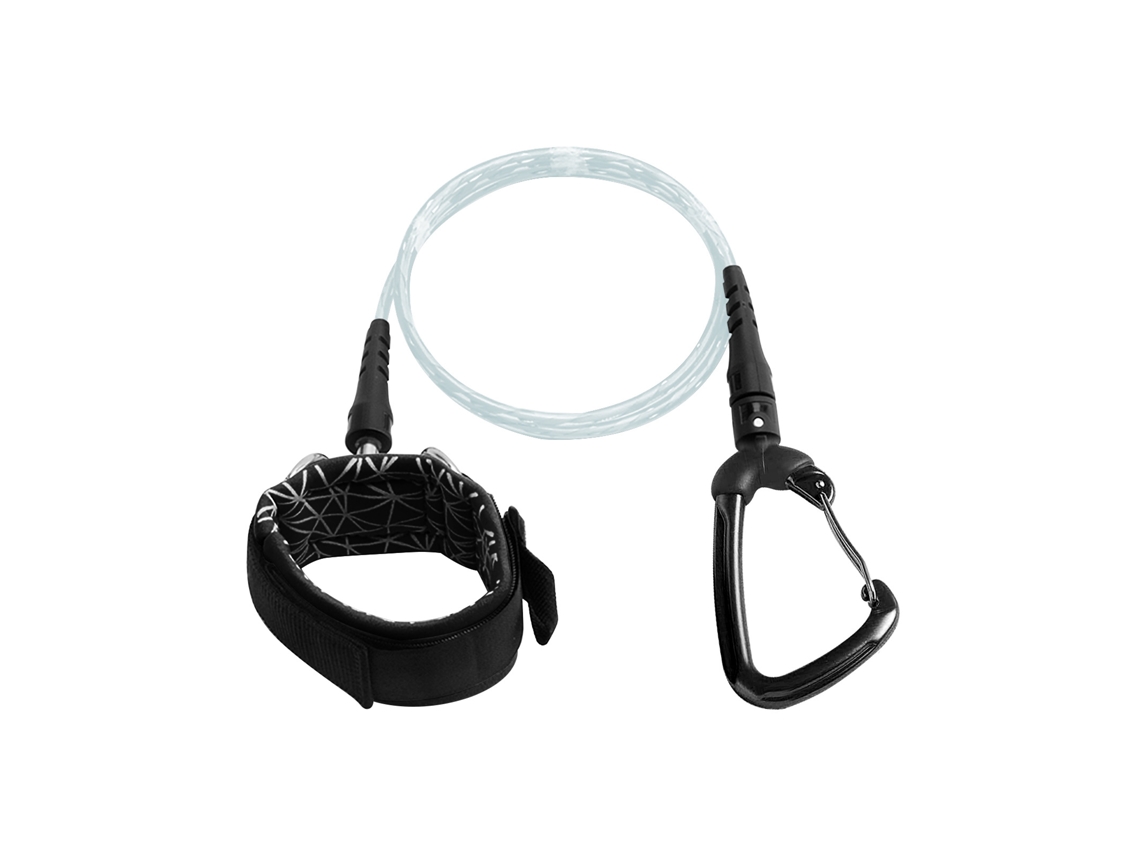 Mali corda de Segurança para Mergulho Boulk Lanyard com Pulseira e Carabiner para Mergulho Livre e Snorkeling