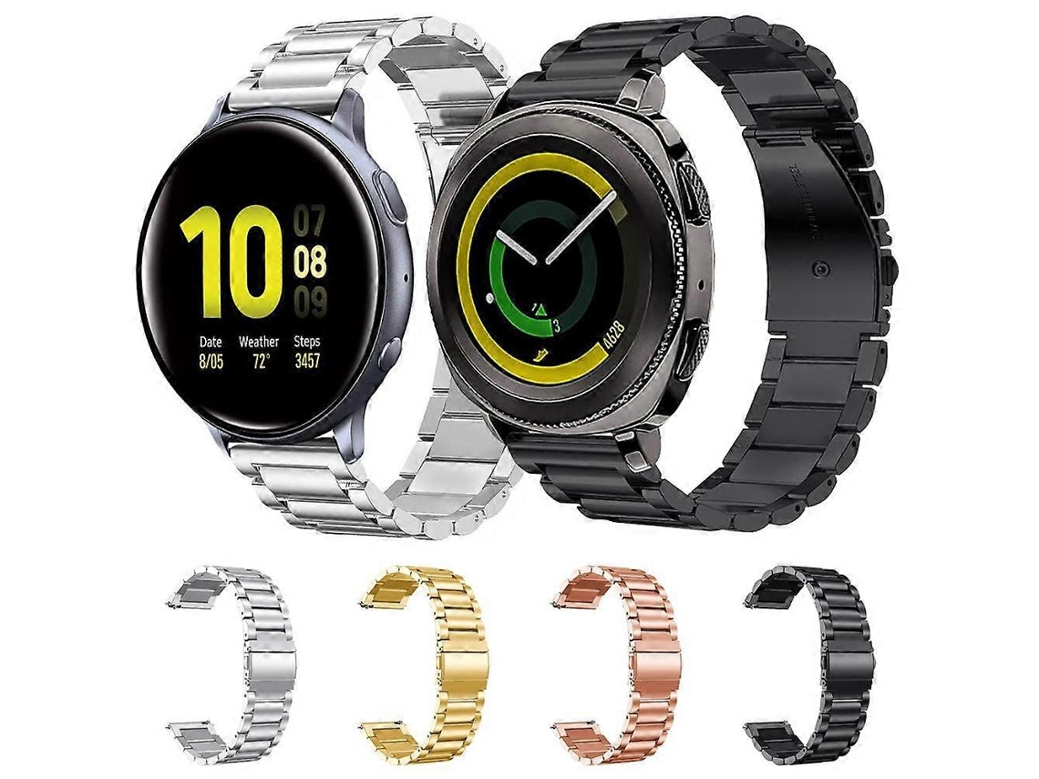 Pulseira De Relógio De Aço Inoxidável Com Três Contas Xdfind
