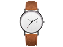 Reloj De Pulsera Analógica De Cuarzo Con Dial Redondo Moda Simple Joyería Accesorio