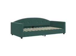 Day Bed, Day Beds Vidaxl Verde Veludo (100 X 200 Cm)