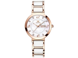 Lurelia Relógio Feminino, Movimento De Quartzo, Data/calendário, Detalhes Com Strass, 30 Mm, 14 Mm, 7,79 Polegadas, 0,39 Polegadas, 10 Mm, Couro