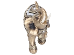 Estátua de Elefante Feng Shui em Resina LAXISCREED, 10x5x10cm