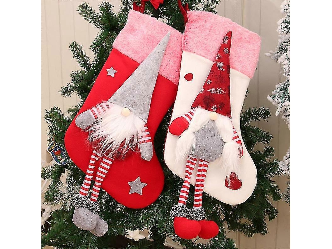 Novidade De 2023 Ano Sem Rosto, Velho, Estilo Nrdico, Meia De Natal, Sacola De Presente, Decorao De Natal, Pingente De Natal Hengjian