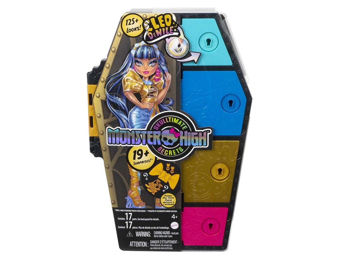 Boneca Monster High - Skulltimate Secrets - Cleo De Nile - Com Acessórios  Surpresa - Mattel - superlegalbrinquedos