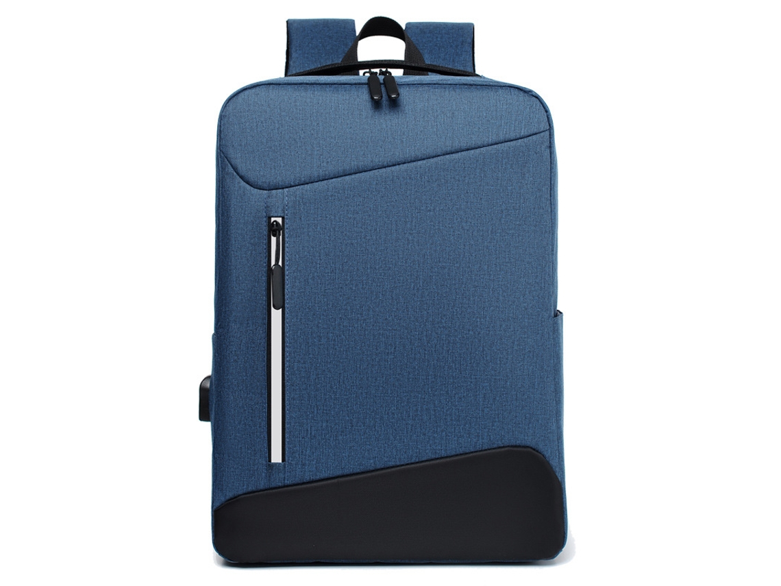 Mochila Escolar, Masculina, Impermeável, Azul, Aulas
