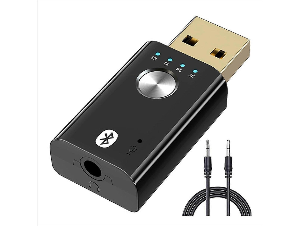 Transmissor E Receptor Bluetooth 5.1 Usb 4 Em 1