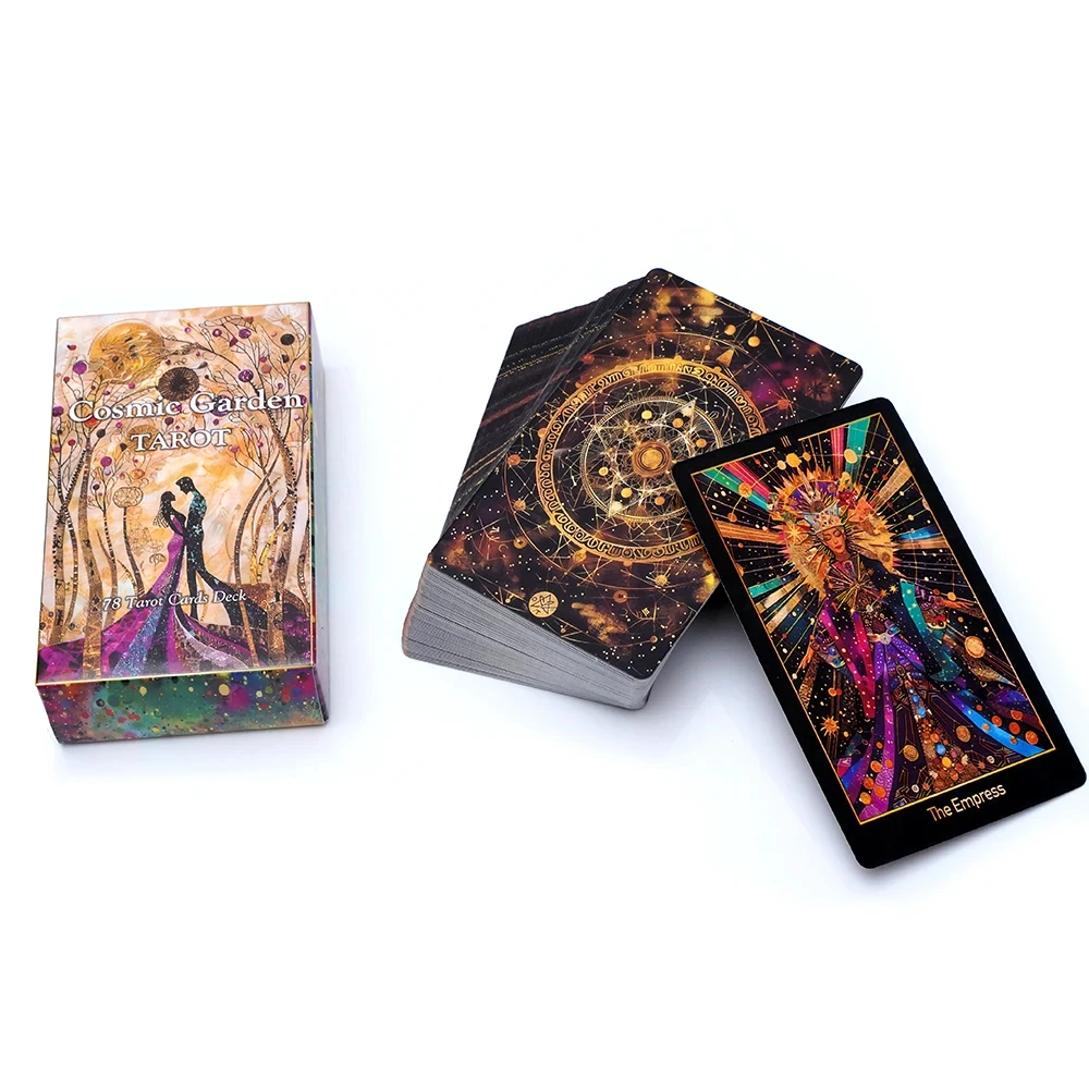 Tarô Jardim Cósmico, um Baralho de Tarô Único com 78 Cartas. MDUG