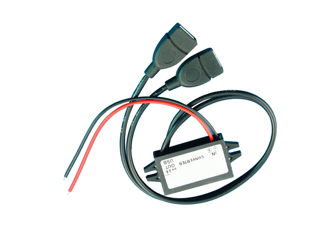 Laxiscreed Conversor Dc-dc 12v Para 5v Com Duas Portas Usb, Módulo De Redução De Voltagem