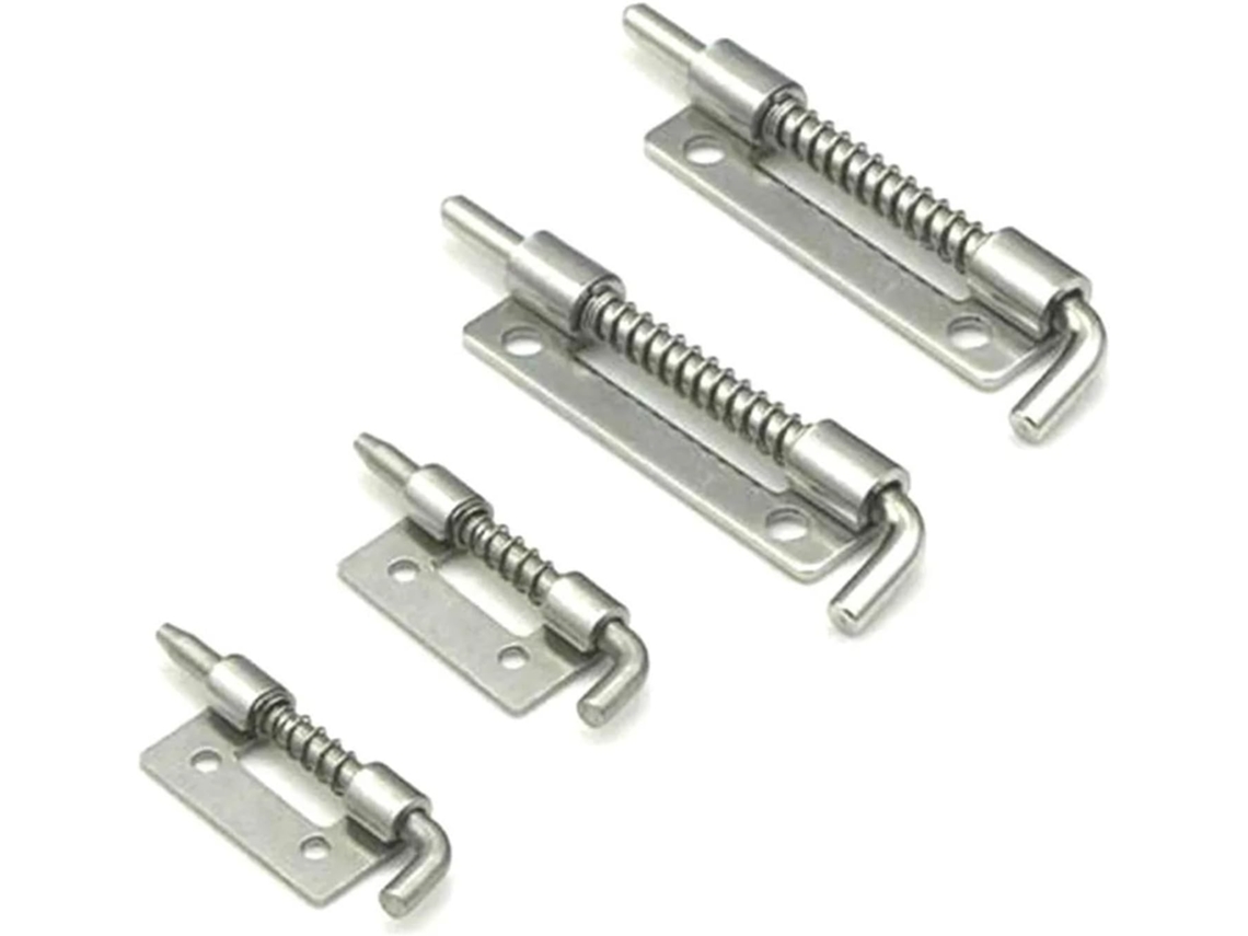 Fecho Com Mola, 20 Peças, Trincos De Porta Com Mola, Dobradiças De Porta Armário, Ferragens, Parafuso De Segurança Para