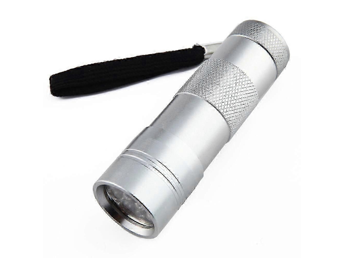 New Small Glow Led Nail Lamp, Mini Uv Dryer For Gel Polish, Portable Flashlight Art Silver Hk GOKOCO