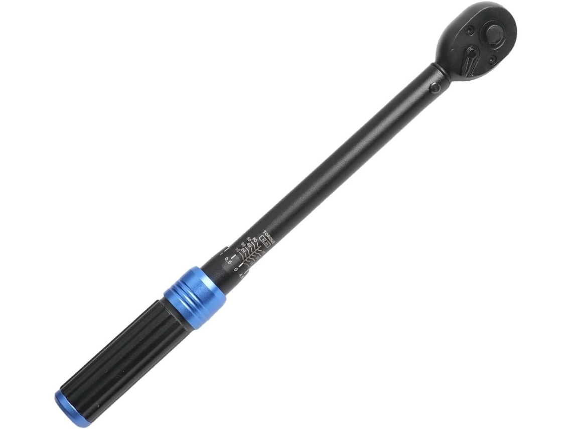 Chave Dinamométrica Ajustável Com 72 Dentes, Encaixe De 1/2'', 3/8'' E 1/4''.