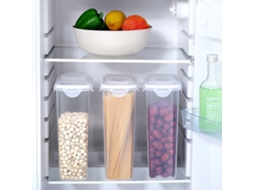 Latas Seladas Para Grãos, Aveia E Nozes - Recipiente De Plástico De Grau Alimentar Para Organização De Cozinha