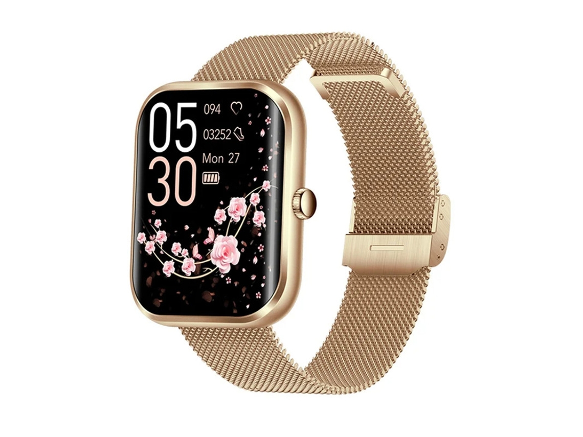 Smartwatch com chamada Bluetooth 1,96 polegadas Monitoramento de frequência cardíaca e pressão arterial e vários modos esportivos Yizhood