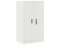 Armário de Arrumação Branco 60 X 40 X 105 Cm Aço MAISON EXCLUSIVE
