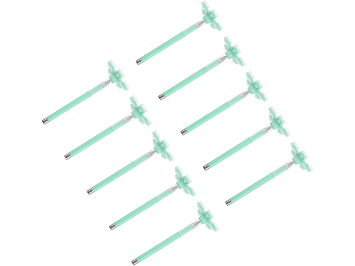 Nuobesty Conjunto De 10 Canetas Gel Verdes Com Suporte Para Celular,