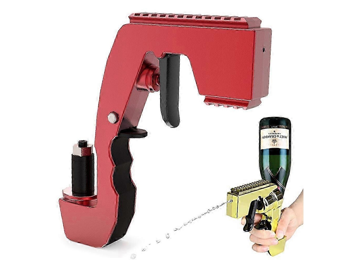 Pistola De Cerveja Engraçada Com Tampa De Vinho, Espumante E Champagne Para Festas E Aniversários Nostalgia88 (25 26 Unidades)