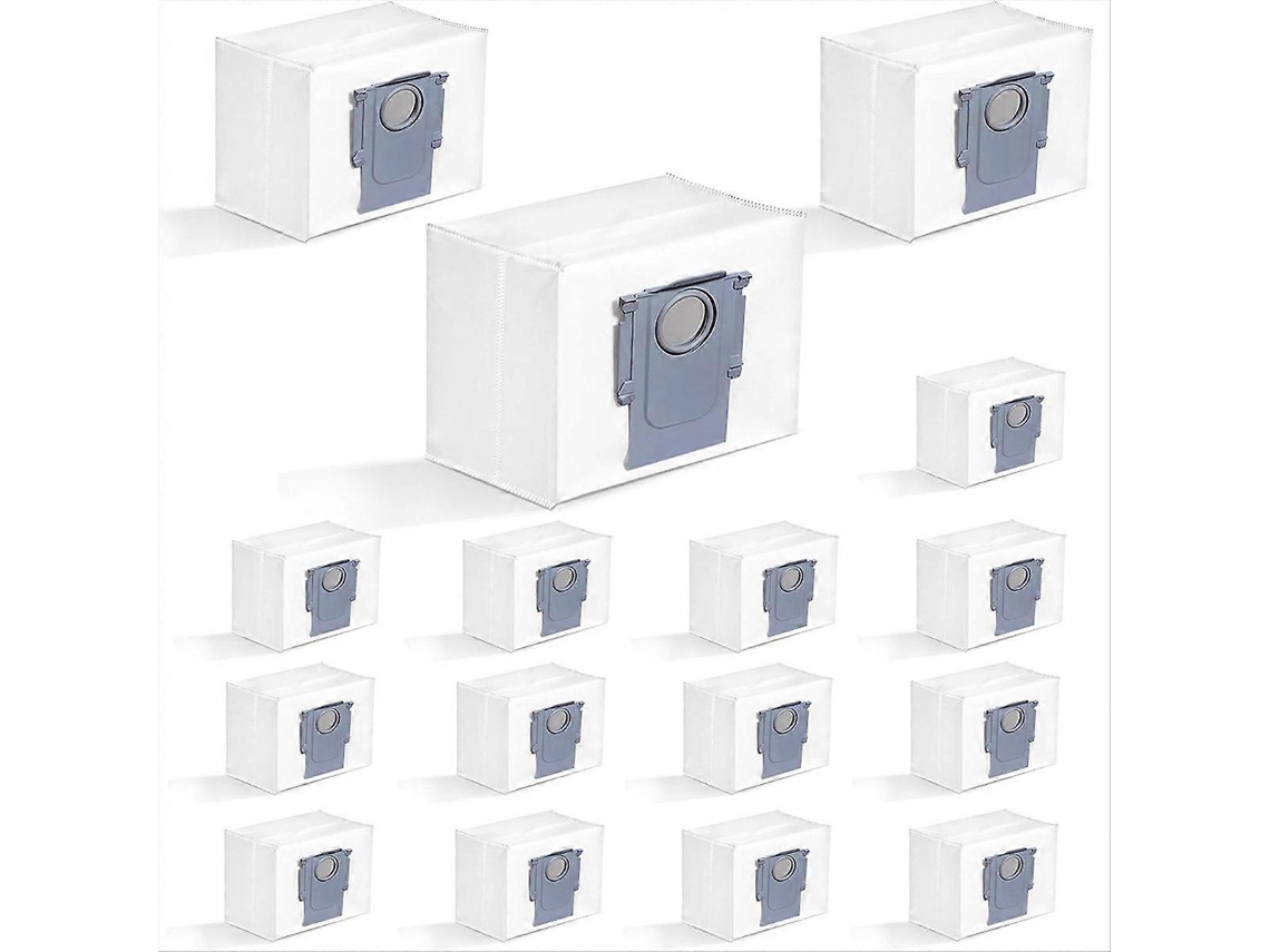 Conjunto De 16 Sacos De Pó Para Aspiradores De Pó Q5/q5+/q5/max+/s7/s8 Pro Ultra/q8 Maxv/q10 S5+/g10s + Peças