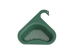 Canasta Colador de Fregadero En Forma de Cisne, Estante Colgante Multifuncional para Desagüe Y Filtrado Verde