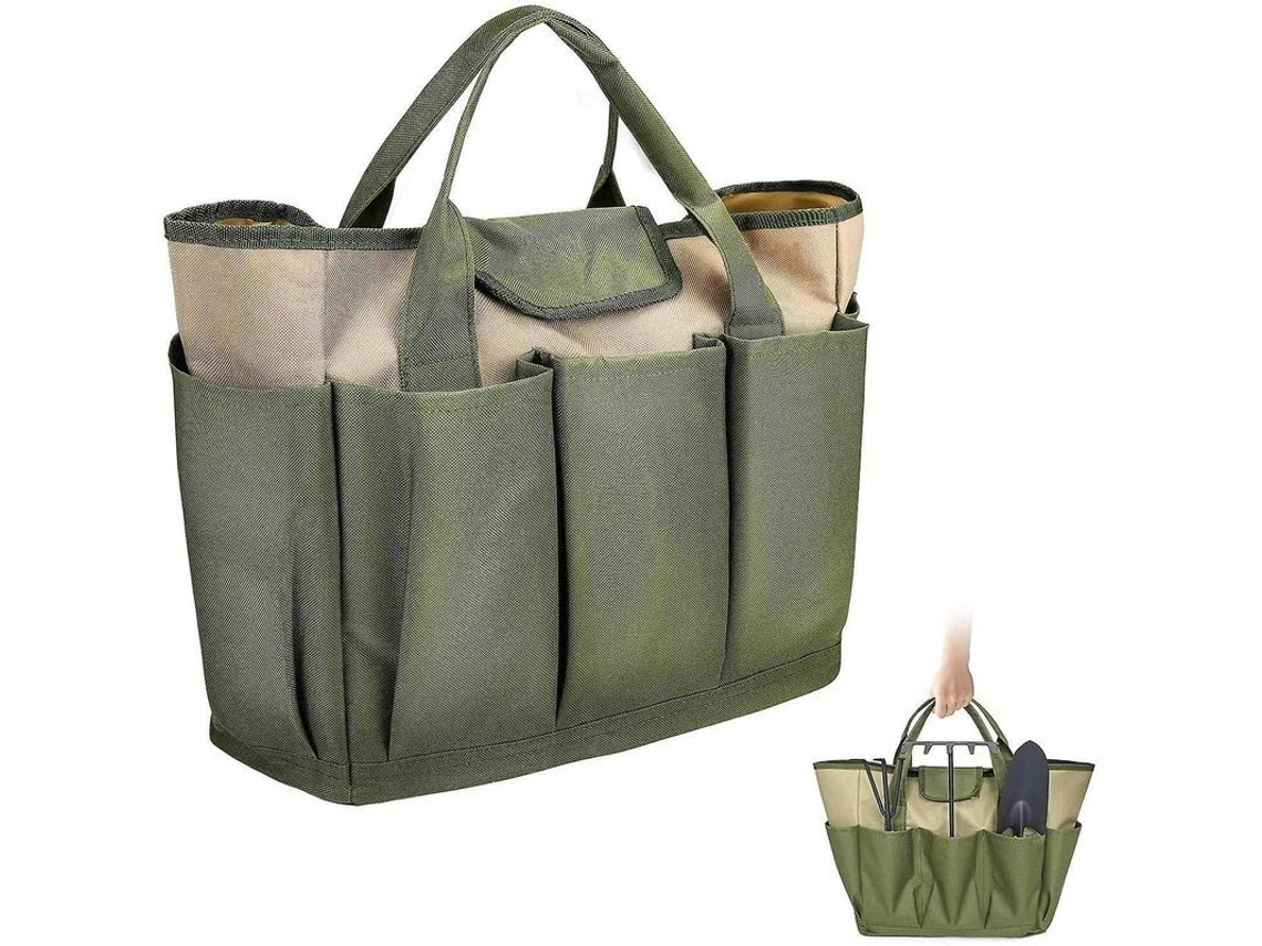 Bolsa De Jardinagem Multifuncional Compacta Com Bolsos Para Ferramentas E Organização Doméstica