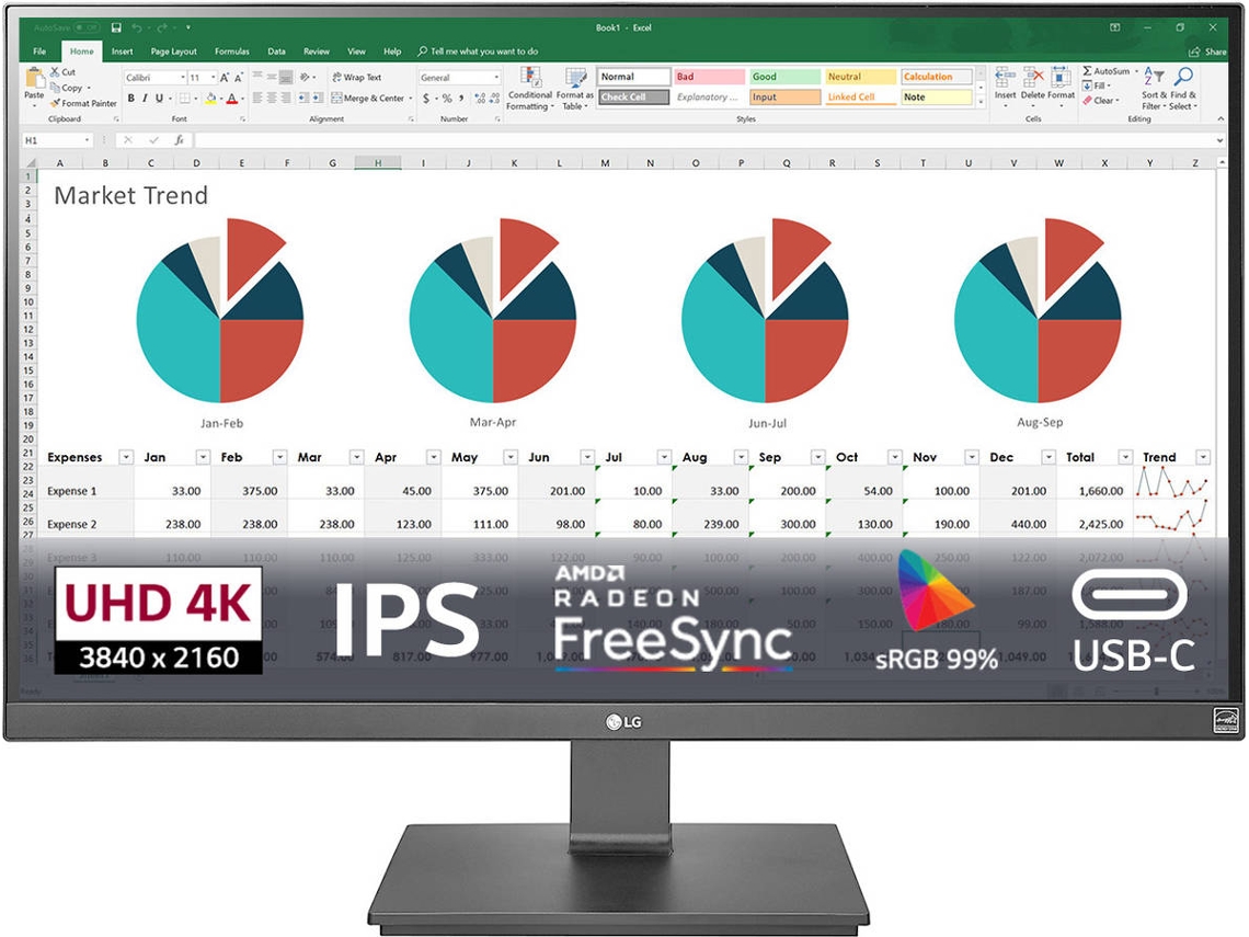 Monitor LG 27UK670-B (27'' - 4K - LED IPS - Free Sync)