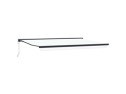 Toldo Retrátil Branco 500x300x165cm tecido e metal MAISON EXCLUSIVE